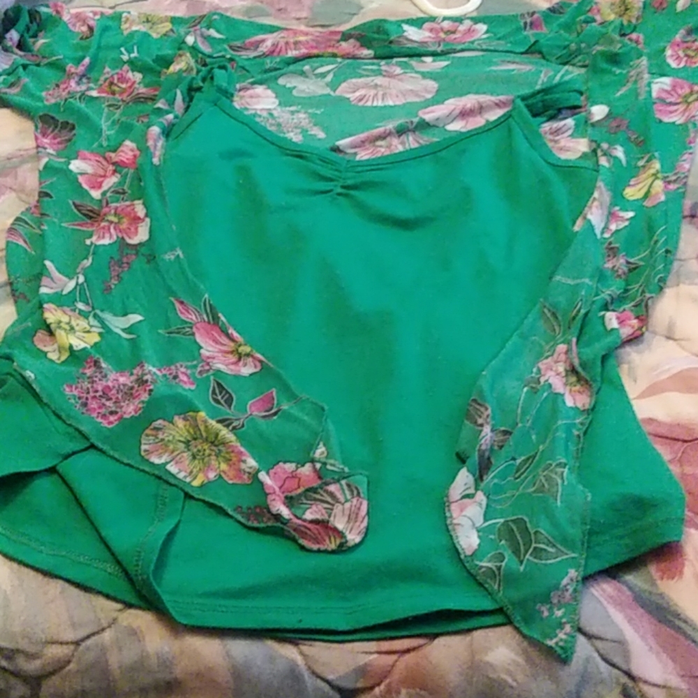 Summer shirt with short jacket